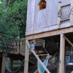 Kinard treehouse: every treehouse needs a bucket and pulley